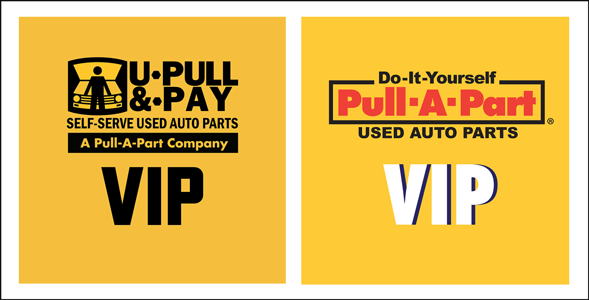 Bienvenidos miembros de Parts Perks al Club VIP de Pull-A-Part