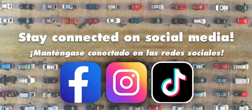 Stay connected with Pull-A-Part and U-Pull-&-Pay on Social Media! Stay connected with Pull-A-Part and U-Pull-&-Pay on Social Media!